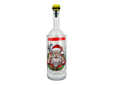 Бонг - Воднік для куріня з скла «Santa» Новорічний