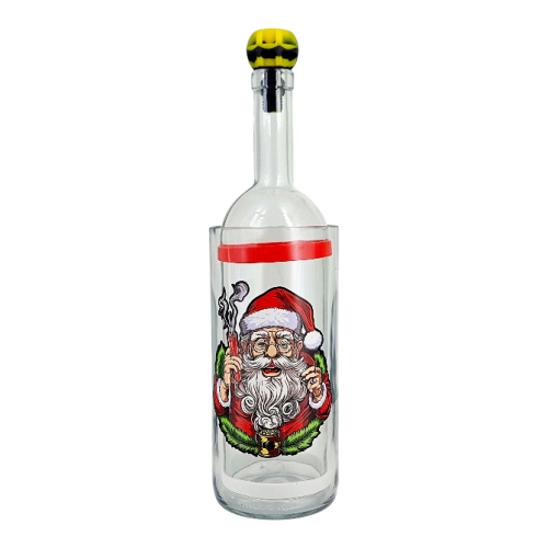 Бонг - Воднік для куріня з скла «Santa» Новорічний