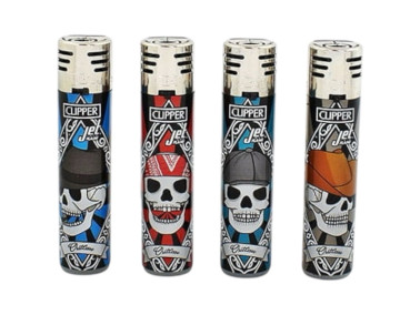Запальничка турбо Clipper Jet Skull in a hat