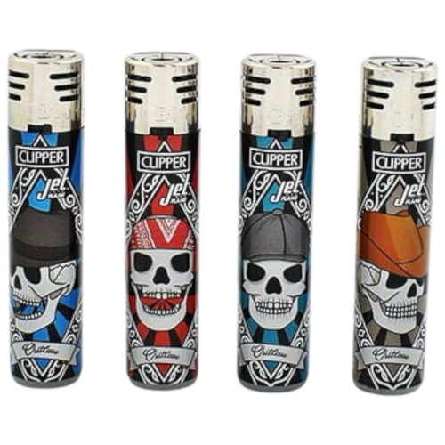 Запальничка турбо Clipper Jet Skull in a hat