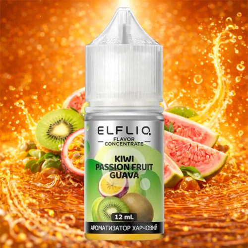 Набір для самозамісу Elf Liq Kiwi Passion Fruit Guava 30 мл 50 мг зі смаком ківі, маракуї та гуави