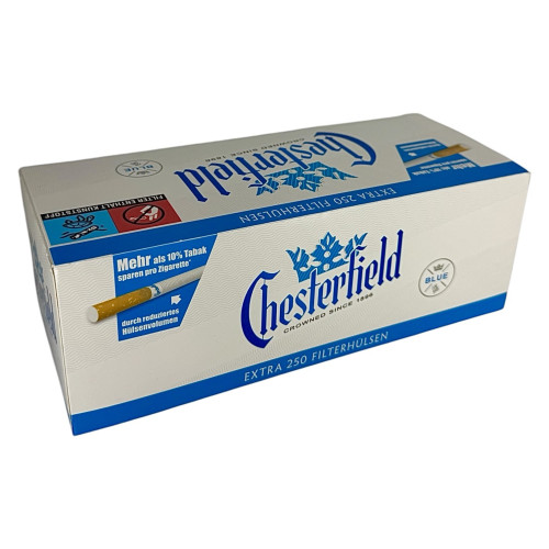 Гільзи для сигарет "CHESTERFIELD White" 250 шт.