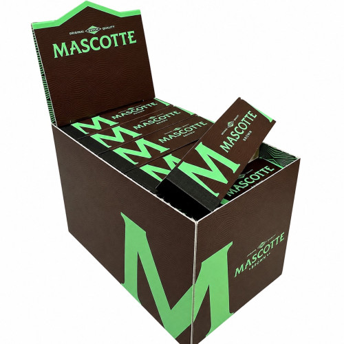 Картонні фільтри для самокруток MASCOTTE BROWN TIPS 35 шт