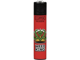Запальничка Clipper mini "Weed King" #1