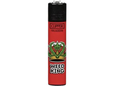Запальничка Clipper mini "Weed King" #1