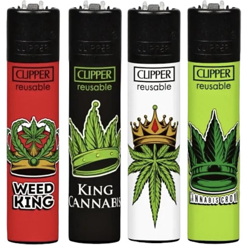 Запальничка Clipper mini "Weed King"