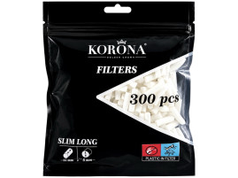 Фільтри для самокруток KORONA SLIM LONG 6х22 мм (300 шт)