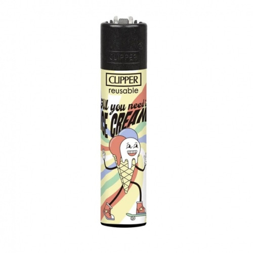 Запальничка Clipper Classic Ice Cream Cone Yellow