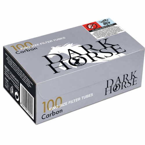 Гільзи для цигарок Dark Horse Carbon 100 шт