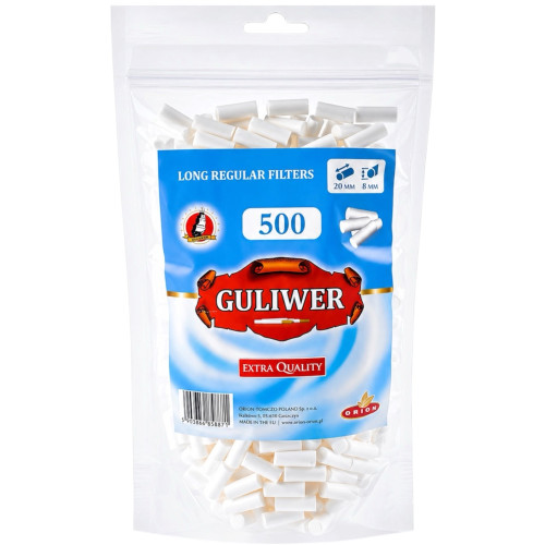 Фільтри для самокруток Guliwer Regular 8х20 мм 500 шт