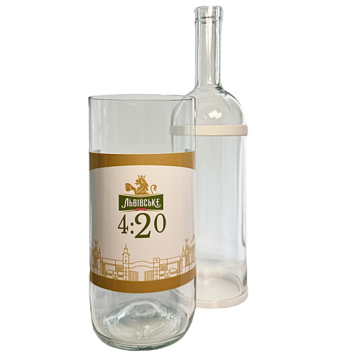 Воднік з скла для куріння «Львівське 4:20»