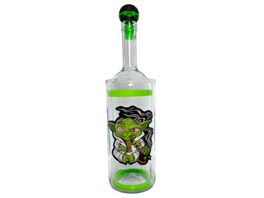 Бонг - Воднік для куріня з скла «Yoda Weed»