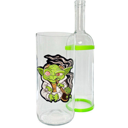 Бонг - Воднік для куріня з скла «Yoda Weed»