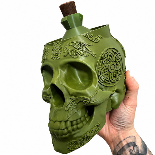 Акриловий водний для куріння Scull Green