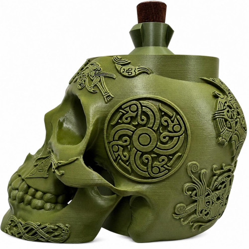 Акриловий водний для куріння Scull Green