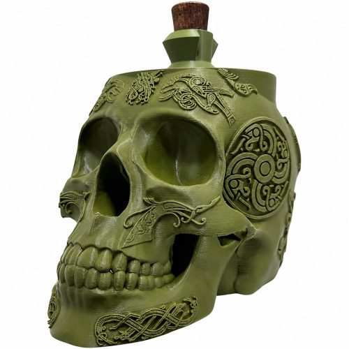Акриловий водний для куріння Scull Green