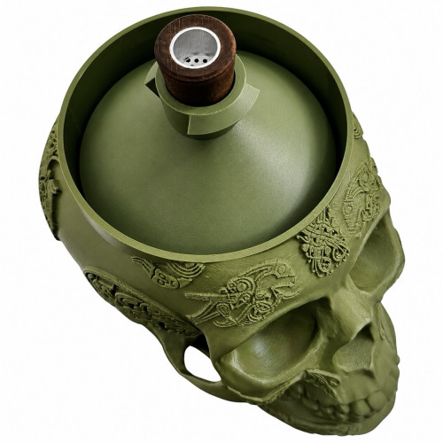 Акриловий водний для куріння Scull Green