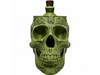 Акриловий водний для куріння Scull Green