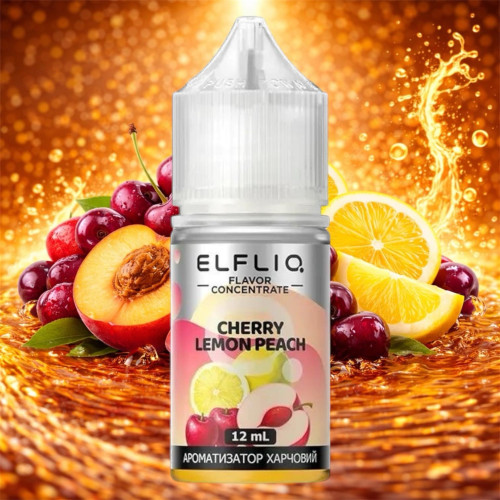 Набір для самозамісу Elf Liq Cherry Lemon Peach 30 мл 50 мг зі смаком персика, вишні та лимона