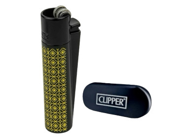 Запальничка метал Clipper Display Gold