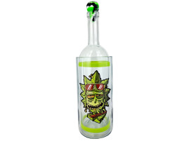 Бонг - Воднік для куріня з скла «Rick Weed Green»