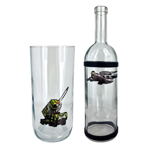 Воднік для куріня з скла «Military»