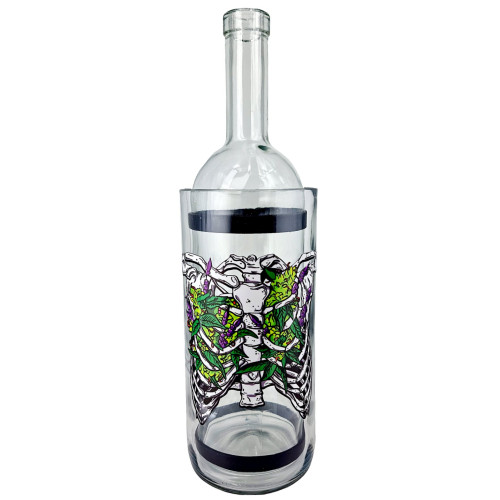 Воднік для куріня з скла «Weed Skeleton»