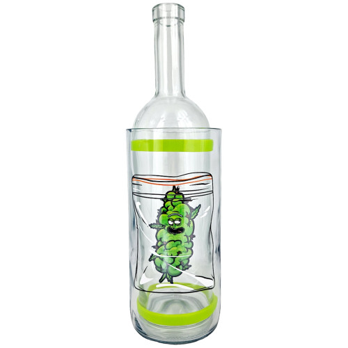 Воднік з скла для куріння «Weed Rick»