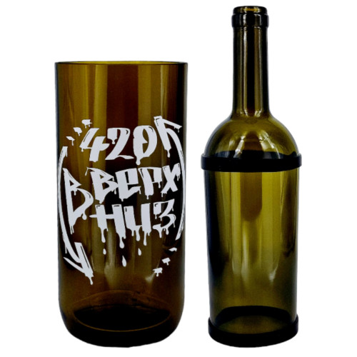 Водний бонг для куріння «Weed 420 Black»