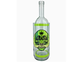 Водний бонг для куріння «Weed Skull Green»