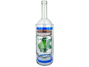 Водний бонг для куріння з скла «Weed Fish»