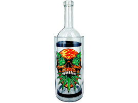 Водний бонг для куріння з скла «Weed Red Skull»