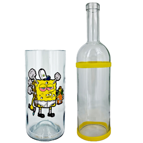 Водний бонг з скла «Weed SpongeBob»