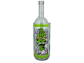 Водний бонг з скла для куріння «Weed Hend Green»