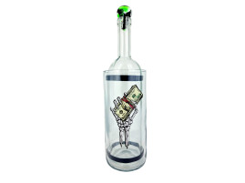 Водний бонг з скла для куріння «Weed Skeleton Hend»