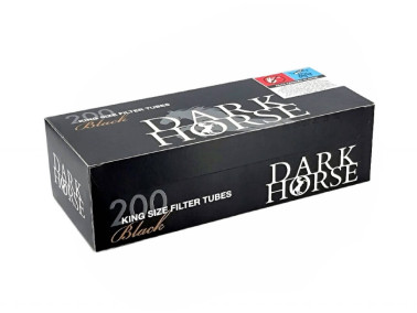 Гільзи для набивання сигарет Dark Horse Black (чорні) 200шт