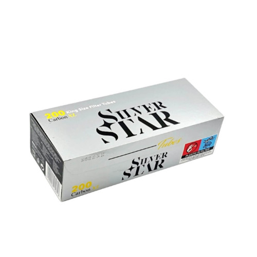 Гільзи для сигарет Silver Star X-Long Carbon 24 мм