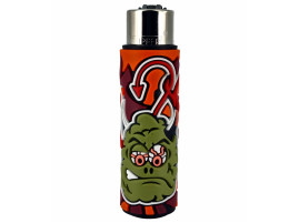 Зажигалка Clipper "Coolest covers" в красном силиконовом чехле 