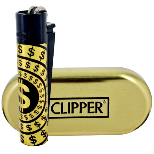 Запальничка Clipper Dollar Black