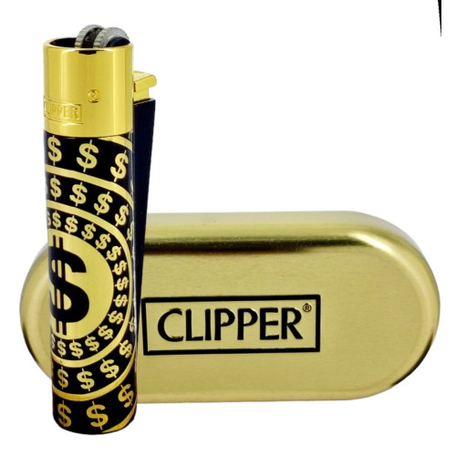 Запальничка Clipper Dollar Gold