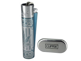 Зажигалка Clipper Hemp Blue