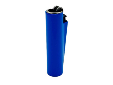 Запальничка Clipper Metal Case Mini Blue у металевому чохлі