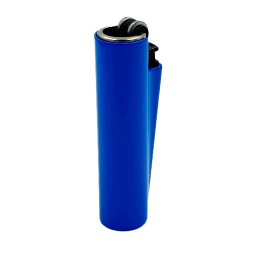 Запальничка Clipper Metal Case Mini Blue у металевому чохлі