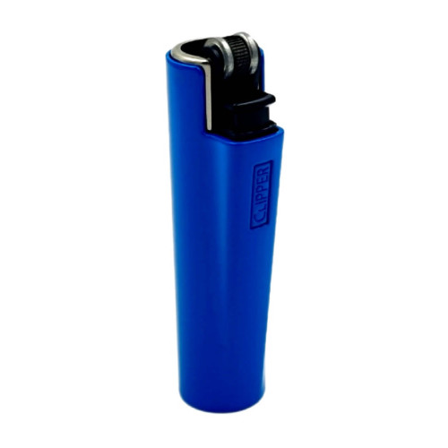 Запальничка Clipper Metal Case Mini Blue у металевому чохлі