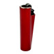 Запальничка Clipper Mini Metal Case Red у металевому чохлі