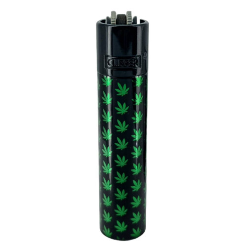 Запальничка Clipper Rasta Leaves Black