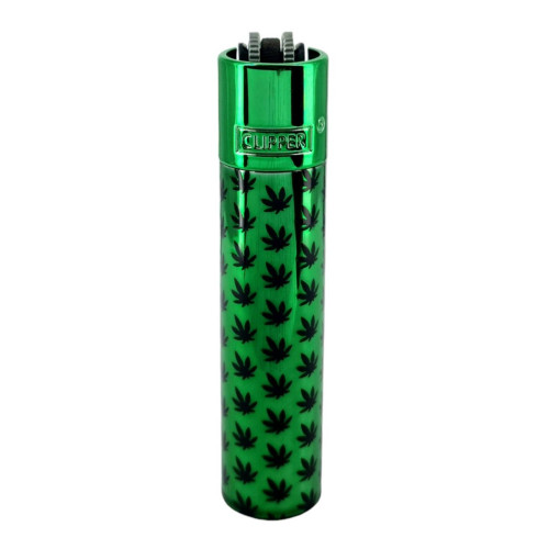 Запальничка Clipper Rasta Leaves  Green
