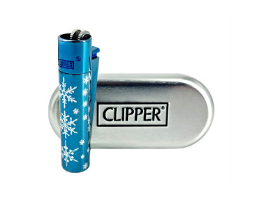 Запальничка Clipper колір Blue Ice