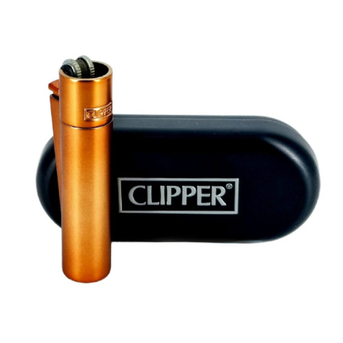 Запальничка Clipper колір матова бронза