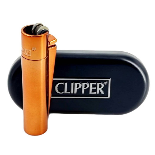 Запальничка Clipper колір глянцева бронза